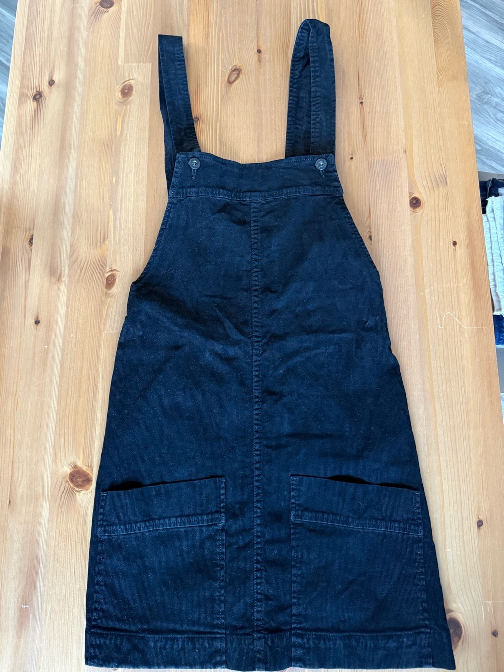 Ag Adriano Goldschmied Black Denim Pinafore Mini Dress